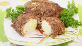 Котлеты с начинкой