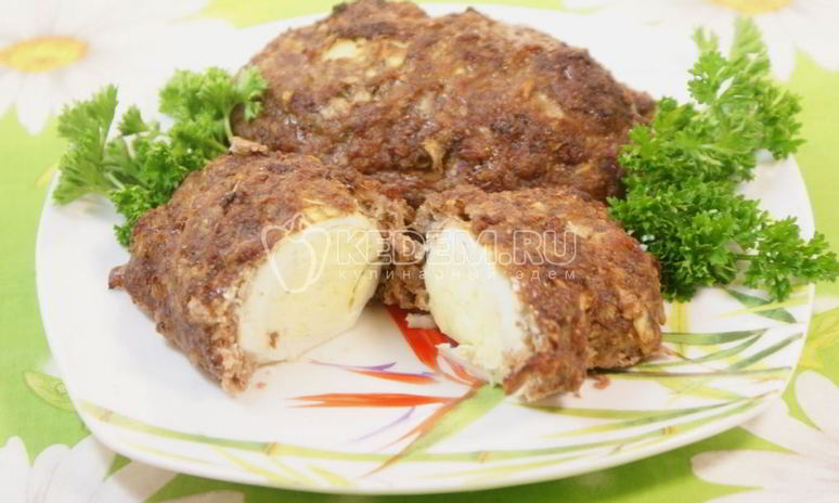 Рецепт котлет с начинкой