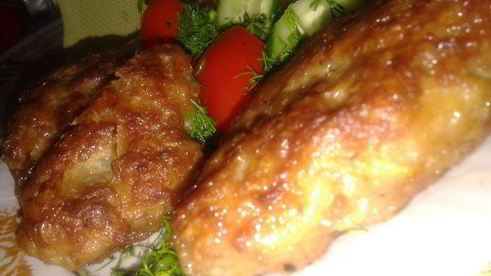 котлеты с овсяными хлопьями