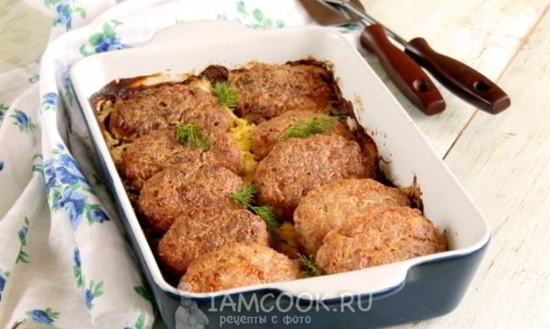 Рецепт котлет в сметанном соусе