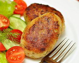 Постные котлеты из щуки