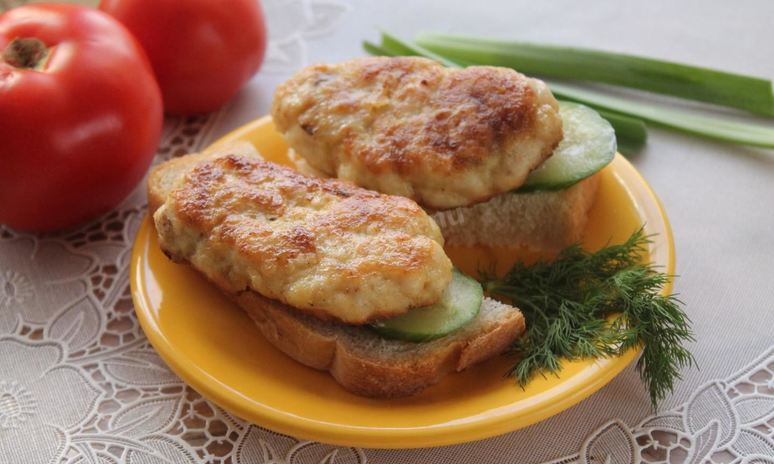 Рецепт рубленных куриных котлет с крахмалом