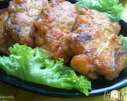 Рубленые котлетки из лосося