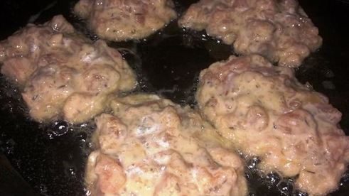 рубленые котлетки из лосося
