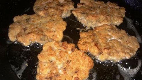 рубленые котлетки из лосося