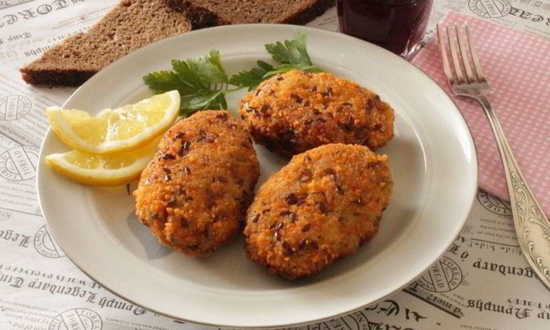Рецепт рыбных котлет по-балкански