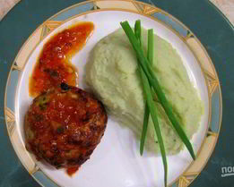 Рыбные котлеты под соусом в духовке