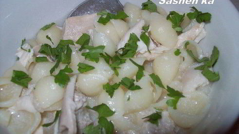 куриная лапша по-французски