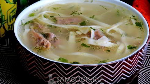 лапша по-казахски кеспе