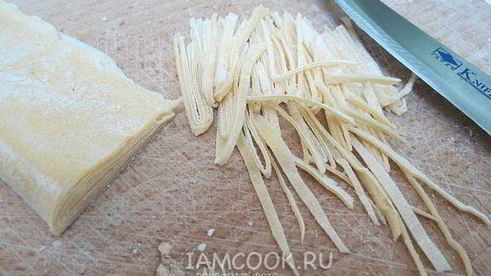 лапша по-казахски кеспе