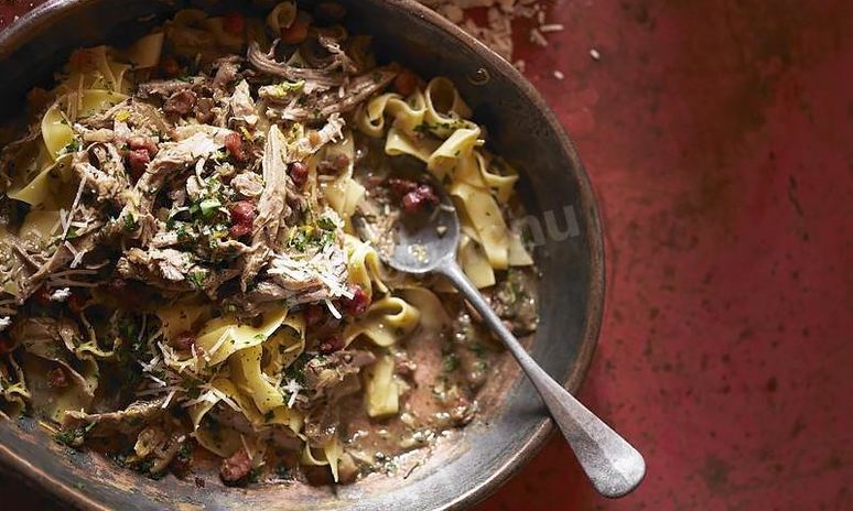 Рецепт лапши с фазаном