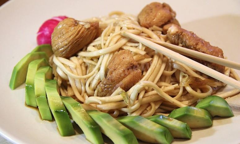 Рецепт лапши удон с индейкой