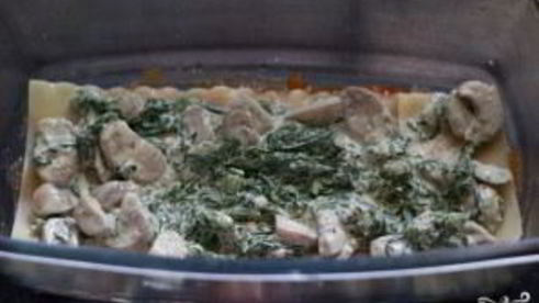 грибная лазанья