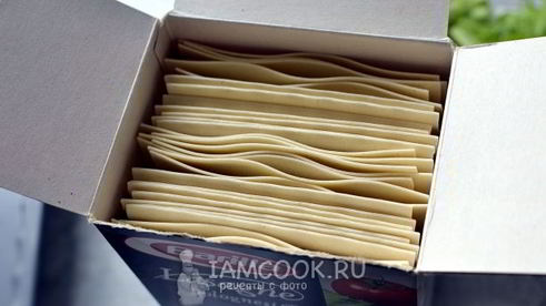 итальянская лазанья с комбинированным фаршем