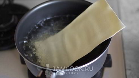 итальянская лазанья с комбинированным фаршем