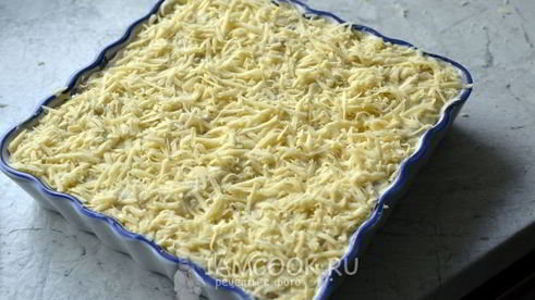 итальянская лазанья с комбинированным фаршем