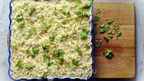 итальянская лазанья с комбинированным фаршем