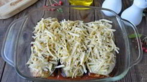лазанья из баклажанов с сыром