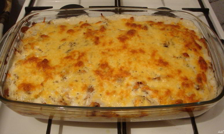 Рецепт лазаний из макарон с фаршем