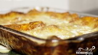 Лазанья из пельменей