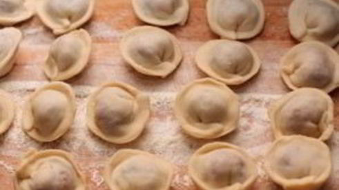 лазанья из пельменей