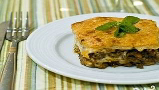 Лазанья из сочней для бешбармака