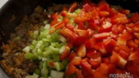 лазанья с фаршем из готовых листов