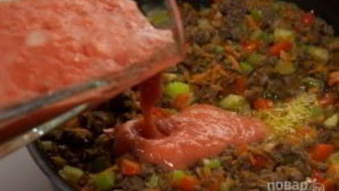 лазанья с фаршем из готовых листов