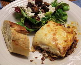 Лазанья с готовыми листами