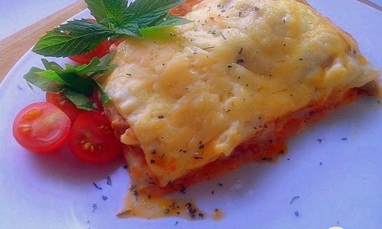 Рецепт лазаний с куриным рагу