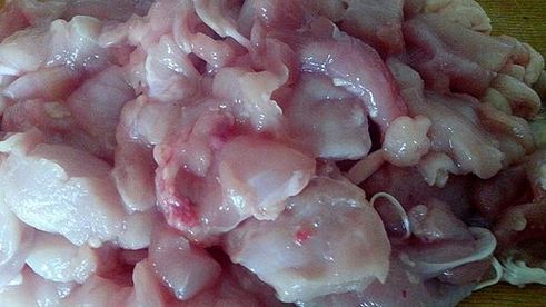 лазанья с куриным рагу