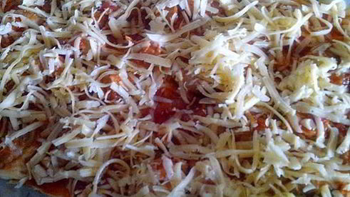 лазанья с куриным рагу