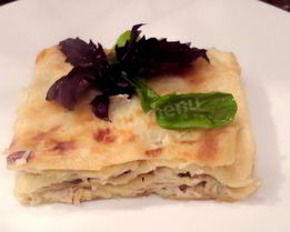 Лазанья с курицей и грибами