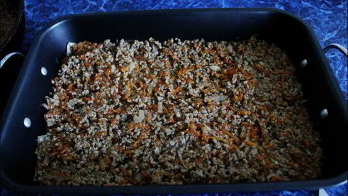 лазанья с лавашом