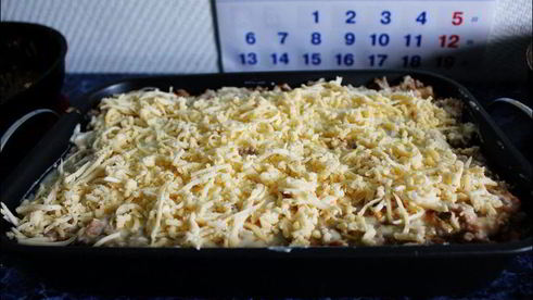 лазанья с лавашом