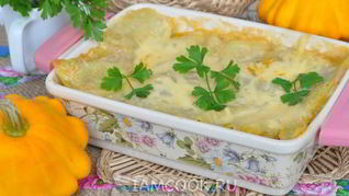 Лазанья с патиссонами