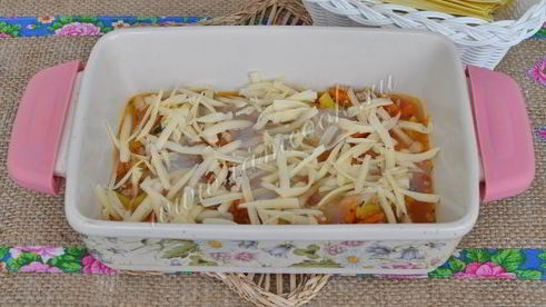 лазанья с патиссонами