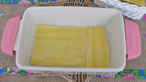 лазанья с патиссонами