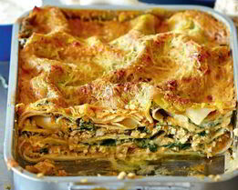 Лазанья с соусом из тыквы