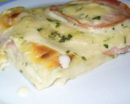 Лазанья с сыром