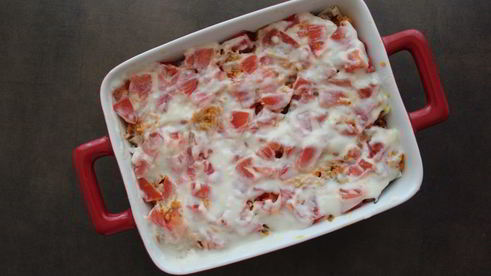 лазанья с тертым картофелем