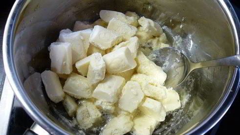 лазанья с творогом и малиной