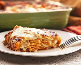 Лазанья с тыквой