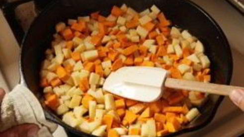 лазанья с тыквой