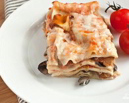Лазанья с ветчиной и сыром