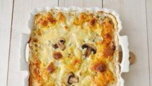 лазанья с ветчиной и сыром