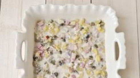 лазанья с ветчиной и сыром