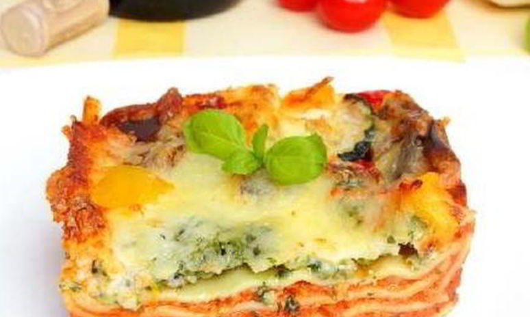 Рецепт лазаний со шпинатом, картофелем и цуккини