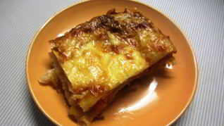 Ленивая лазанья с лавашом