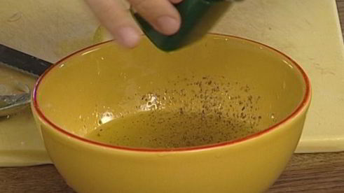 овощная лазанья с козьим сыром